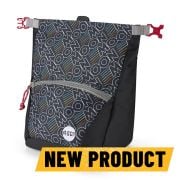 Bouldering Chalk Bag Retro Outline Black