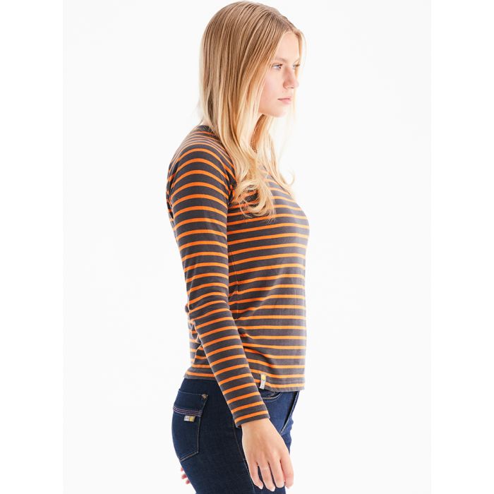 Women's Striped Long Sleeve Moon Climbing