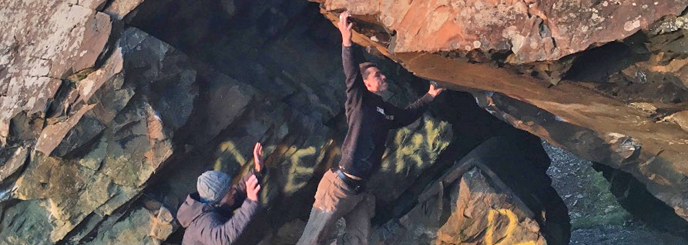 Sanction (8b) by Hamish Potokar